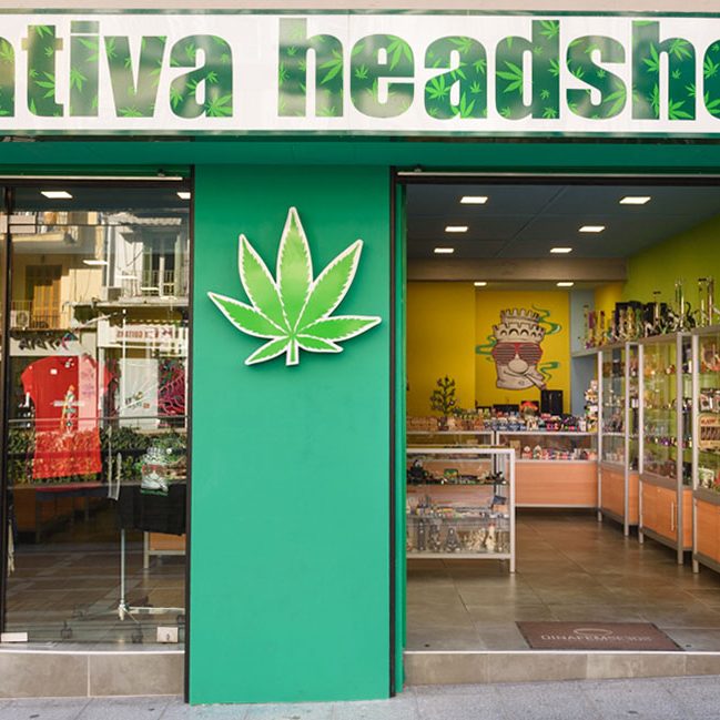 Πρόσοψη Sativa Headshop